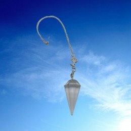 Pendule cristal de roche à...